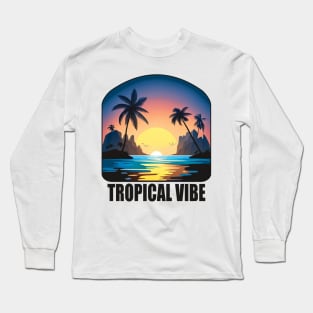 The Tropical Vibes Long Sleeve T-Shirt